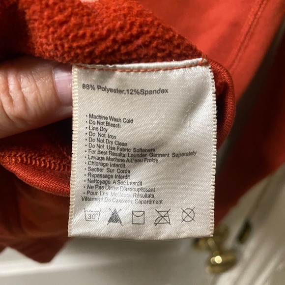 Cloudveil Men’s Rust Zip-up Size Small - Picture 5 of 5